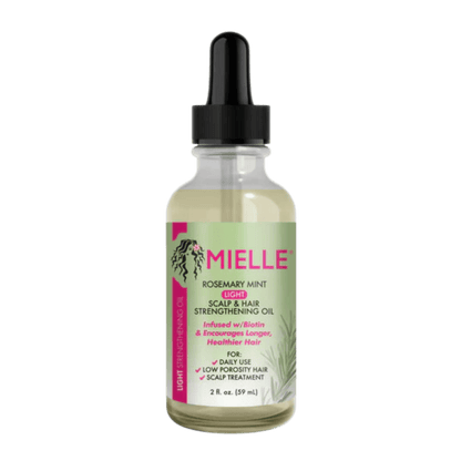 Mielle Rosemary Mint Light Scalp & Hair Strengthening Oil (59ml) - Promotes Hair Growth (Pakistan)

