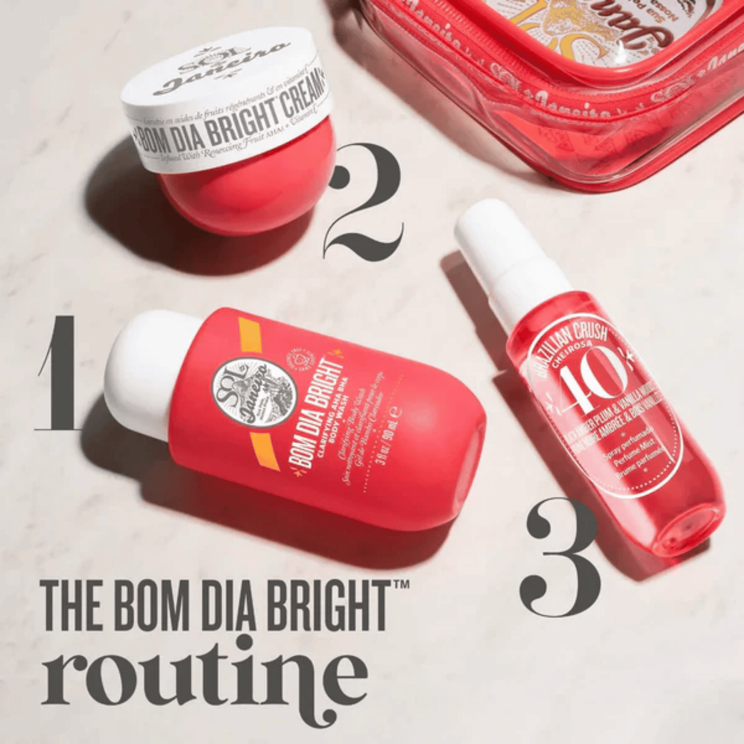 Sol De Janeiro Bom Dia Bright Jet Set - Travel-Friendly Brightening Skincare in Pakistan