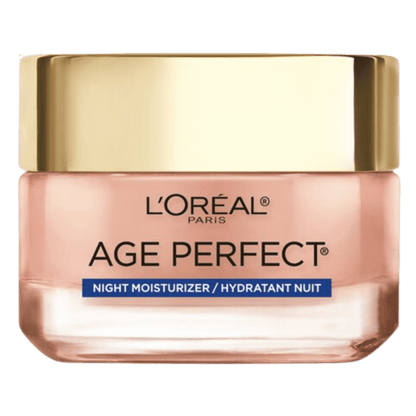 L'Oreal Paris Age Perfect Rosy Tone Cooling Night Moisturizer - Revitalizing Night Cream for Radiant Skin in Pakistan
