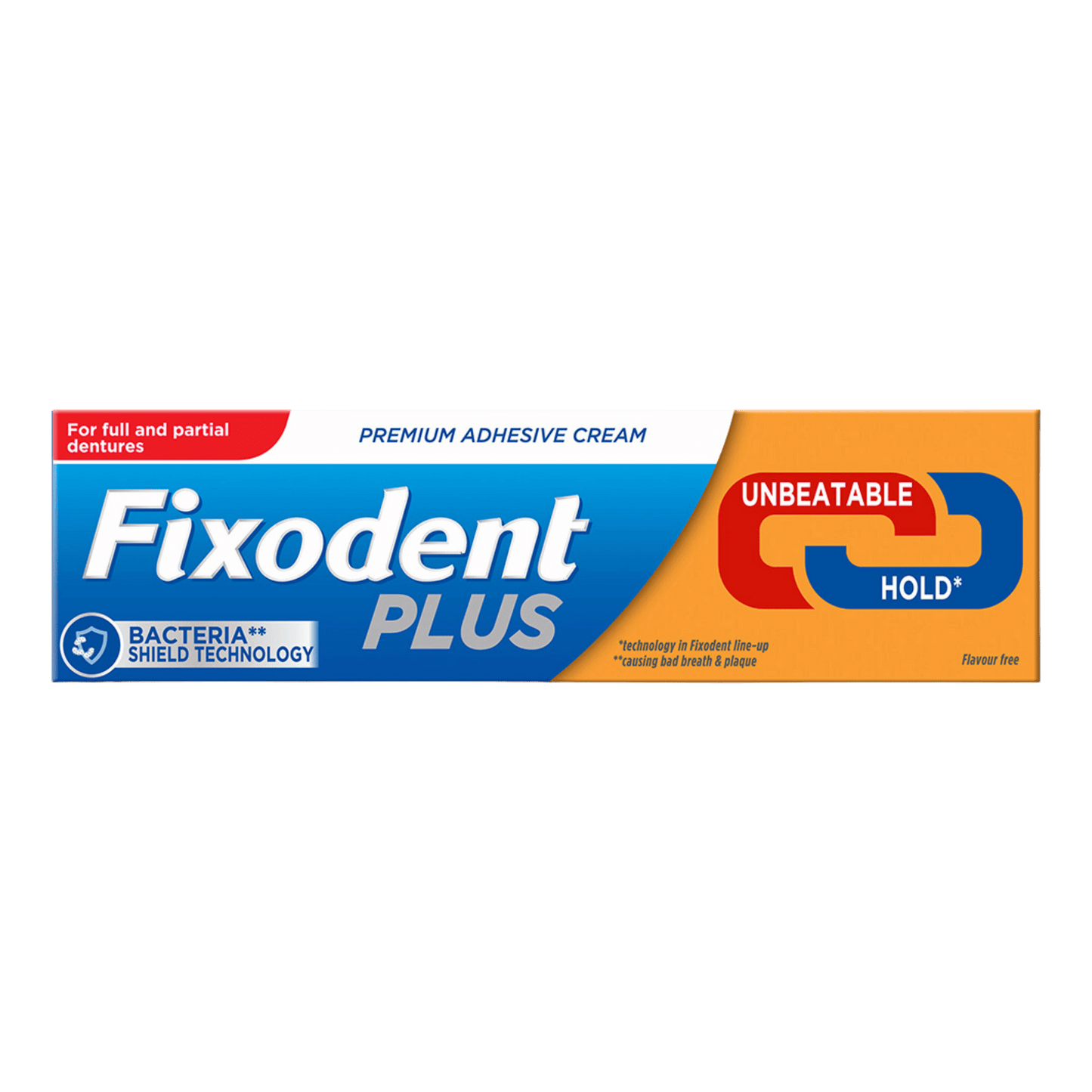 Fixodent Plus Adhesives Denture Cream (68g)