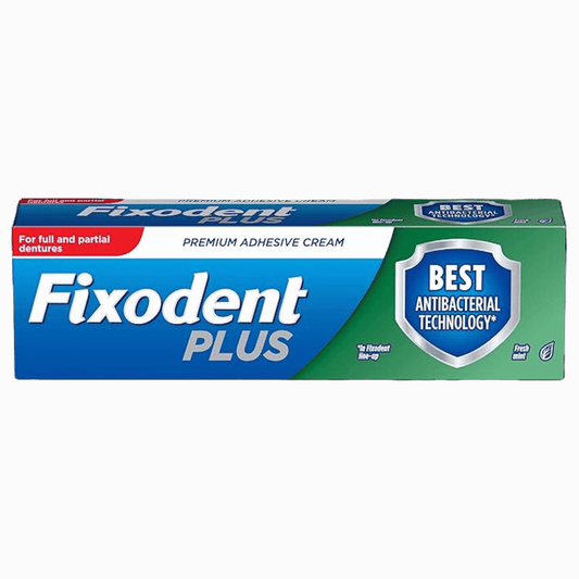 Fixodent Plus Denture Adhesive Cream 40g available in Pakistan