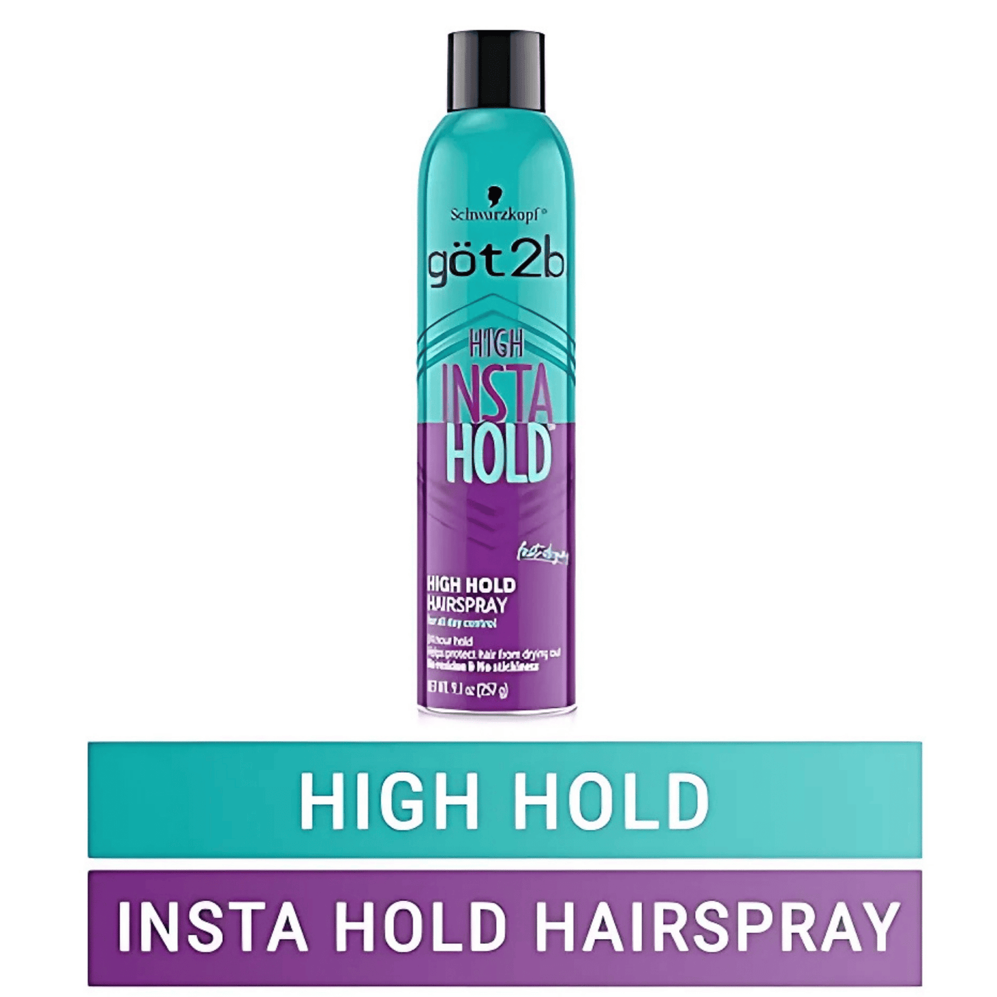 Schwarzkopf Got2b High Insta Hold Spray for firm hair styling, 257g in Pakistan