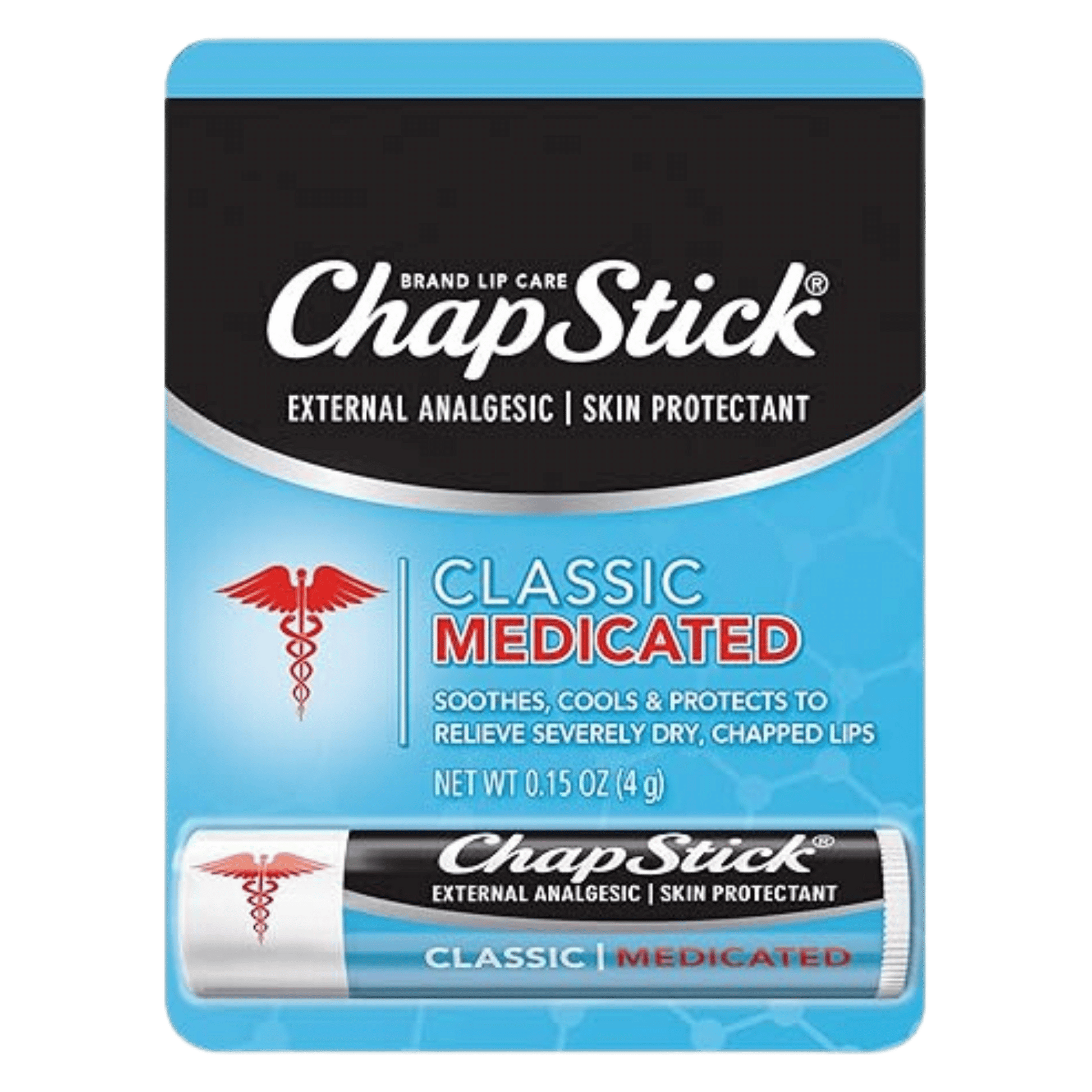 ChapStick Classic Medicated Lip Balm 4g for chapped lips, available in Pakistan