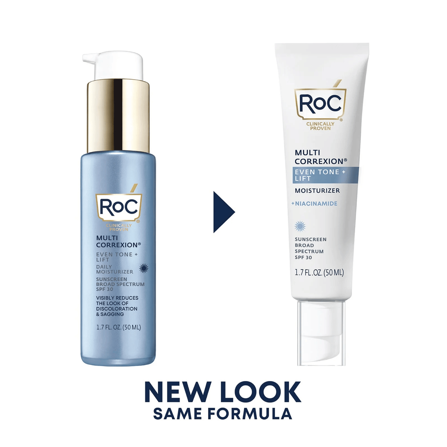 RoC Moisturizer with SPF 30 for even tone and lift, 50ml available in Pakistan