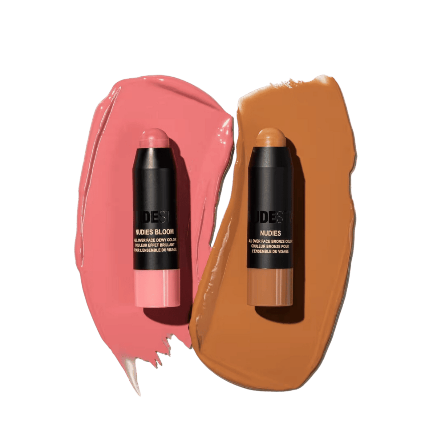 NudeStix Pink Blush & Nude Bronze 2 Pcs Mini Set (1.8 g)