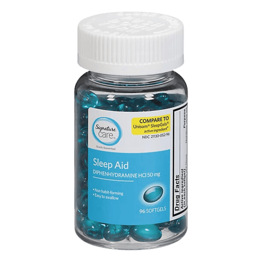 Signature Care Sleep Aid Diphenhydramine (96 Softgels) Online In Pakistan!