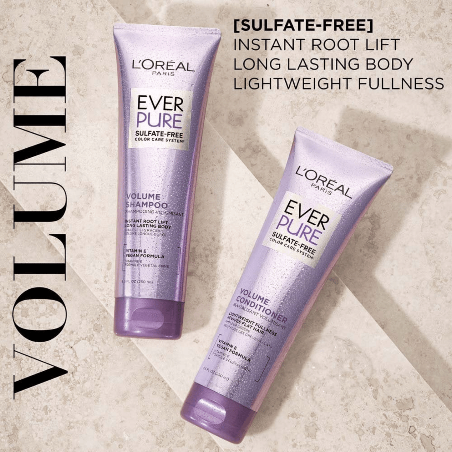 L'Oreal EverPure Volume Shampoo 250ml Sulfate-Free