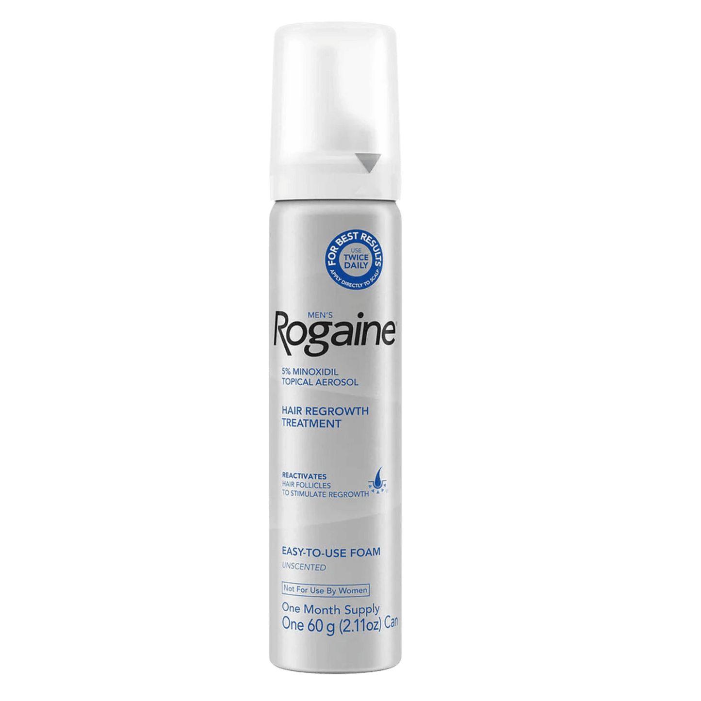 Buy Rogaine Men's 5% Minoxidil Topical Aerosol (60g) In SkinStash!