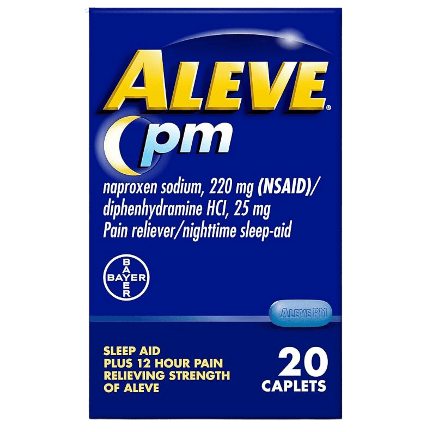 Online Aleve PM Pain Reliever Nighttime Sleep-Aid Caplets, 20 In Pakistan!