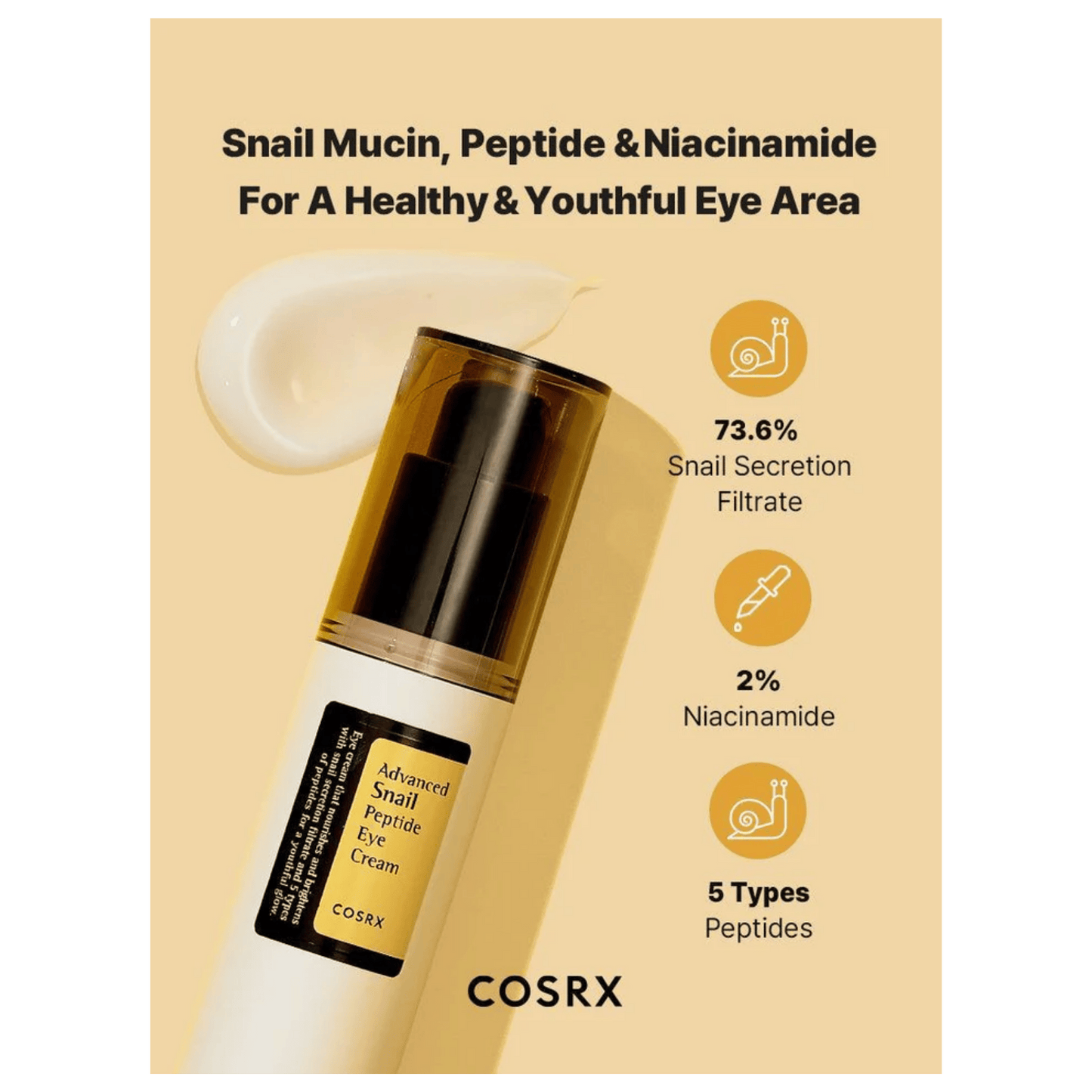 Cosrx Advanced Snail Peptide Eye Cream (25ml)