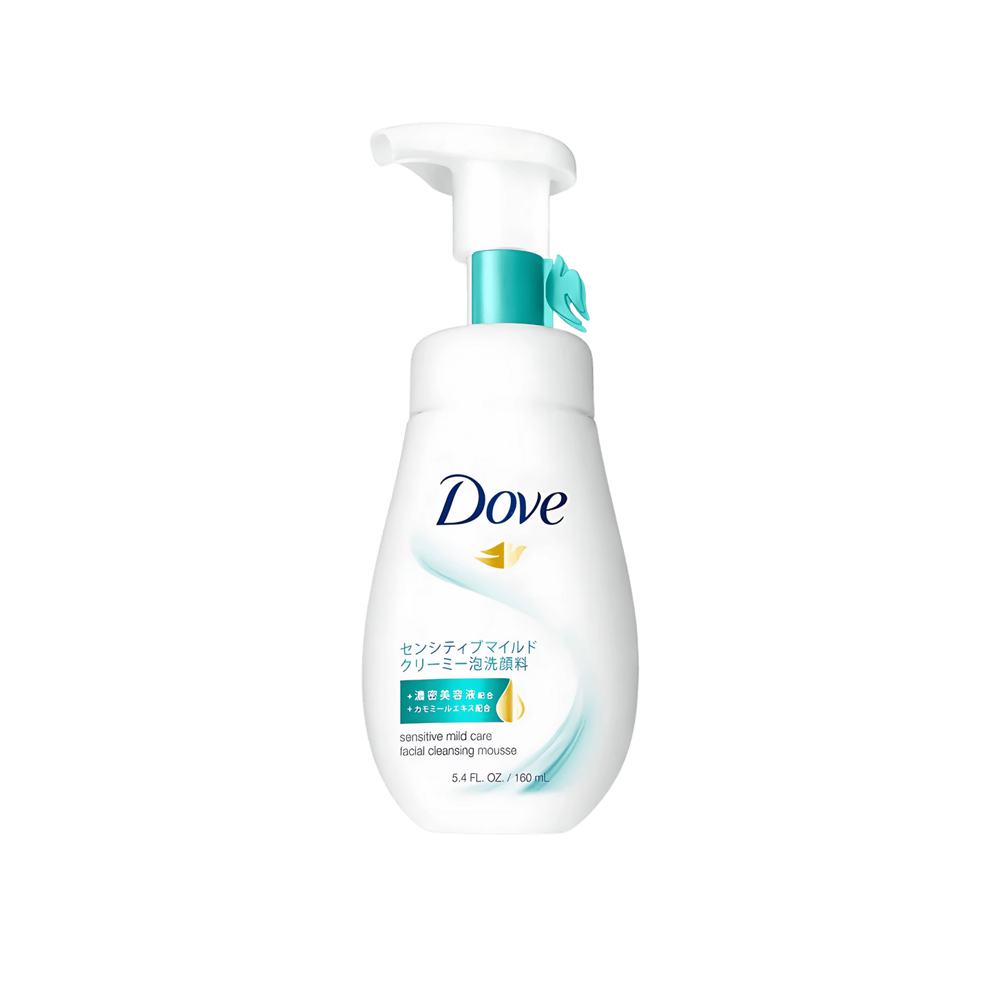 Buy Dove Beauty Serum Facial Cleansing Mousse for Delicate and Sensitive Skin (160ml) Japanese Variant In SkinStash!