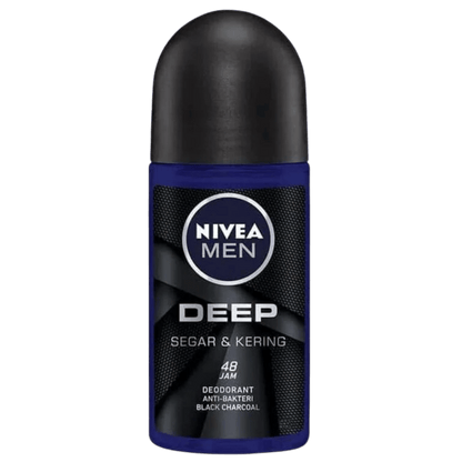 Buy Nivea Men Deep Segar & Kering Roll-on Deodorant 72hr (50ml) In Pakistan From SkinStash!