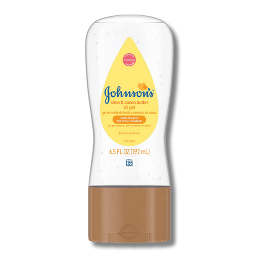 Johnson's Shea & Cocoa Butter Oil Gel (192 ml) Available Online In Pakistan!