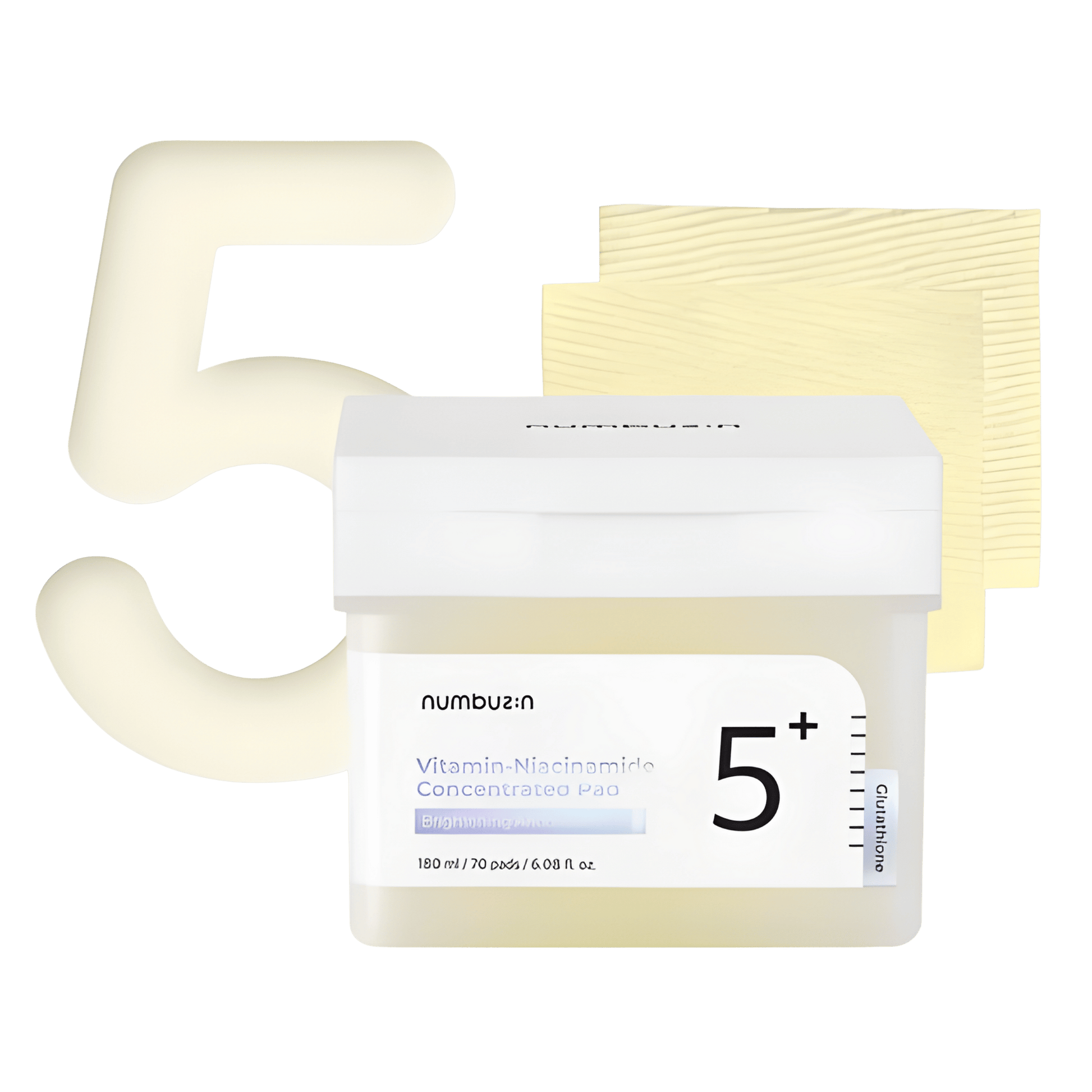 Numbuzin No. 5 Vitamin Niacinamide Concentrated Toner Pads (70pcs) Available At SkinStash.pk