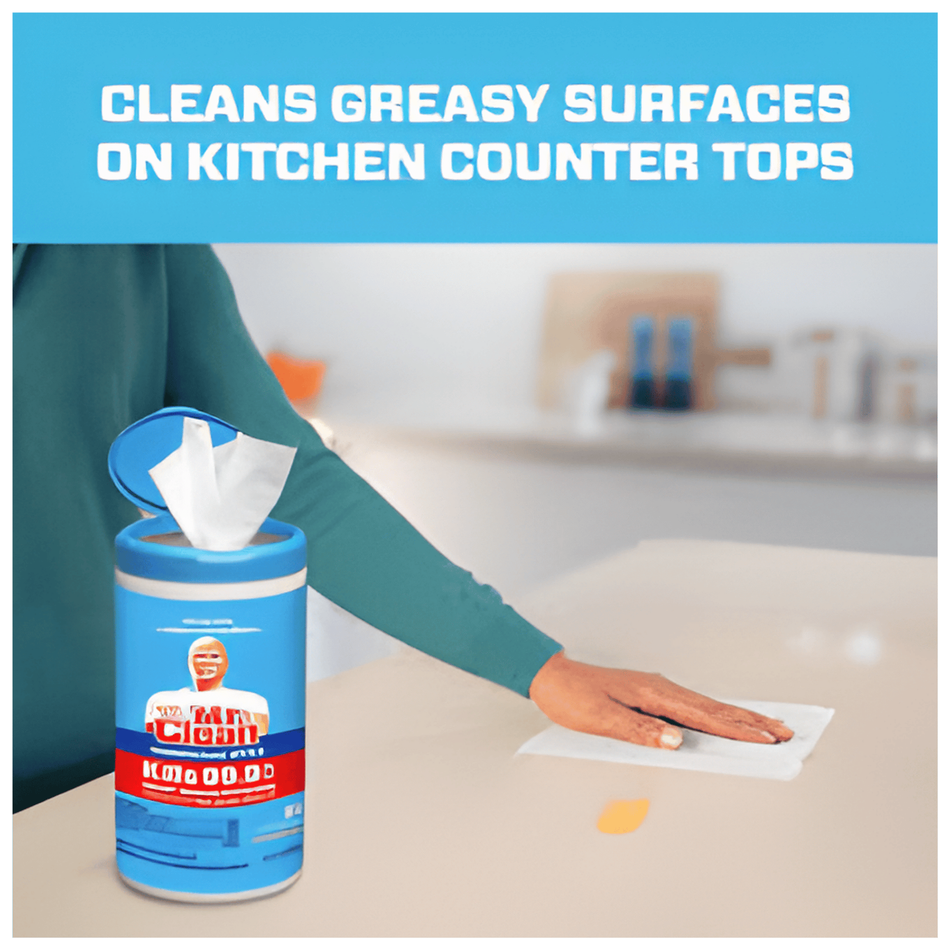 Mr. Clean Disinfecting Wipes Citrus Scent Powerful Cleaning Wipes Available in Pakistan