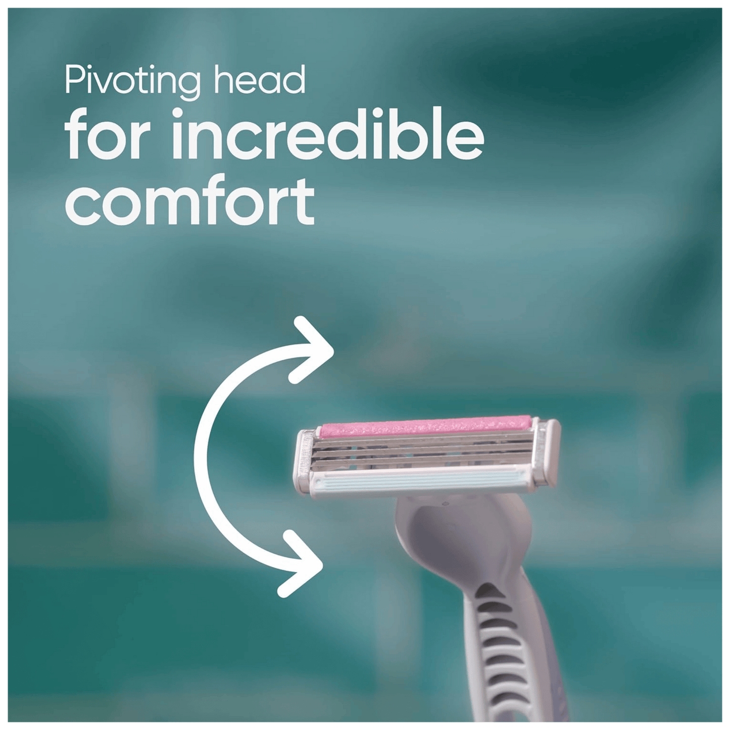 Gillette Simply Venus 3 Blade Disposable Razors pack of 4 Razors