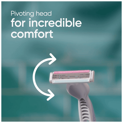 Gillette Simply Venus 3 Blade Disposable Razors pack of 4 Razors