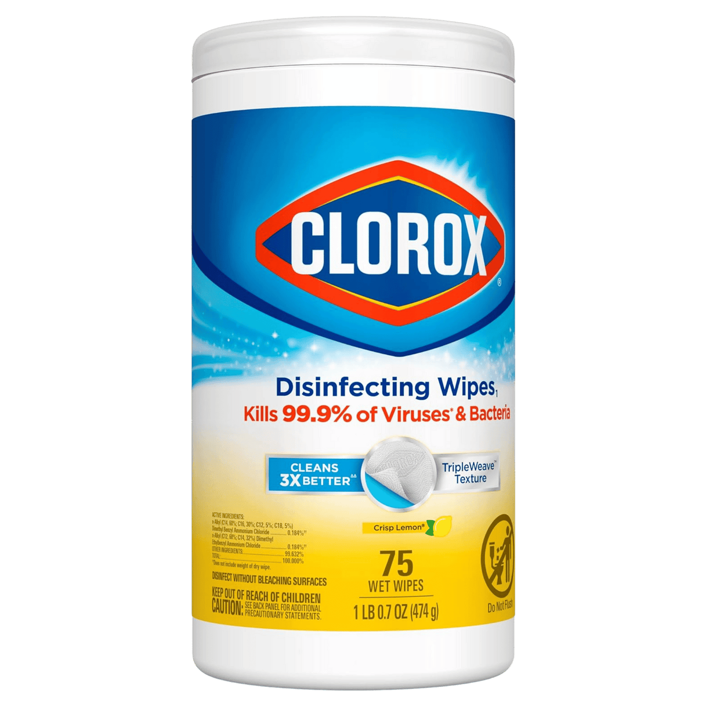 Clorox Disinfecting Wipes Crisp Lemon Powerful Cleaning Wipes Available in Pakistan