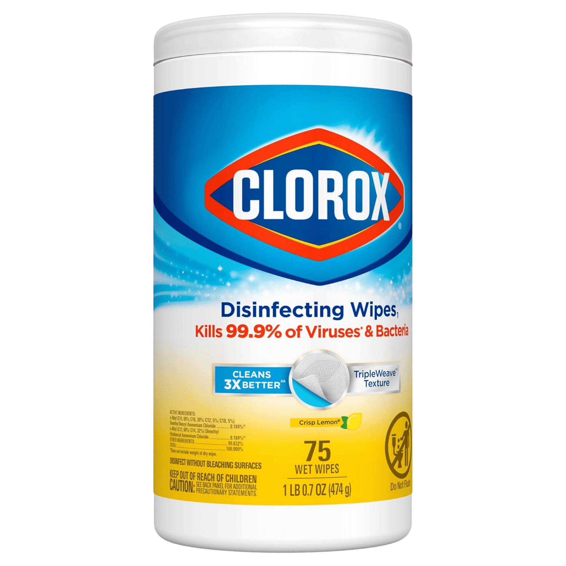 Clorox Disinfecting Wipes Crisp Lemon Powerful Cleaning Wipes Available in Pakistan