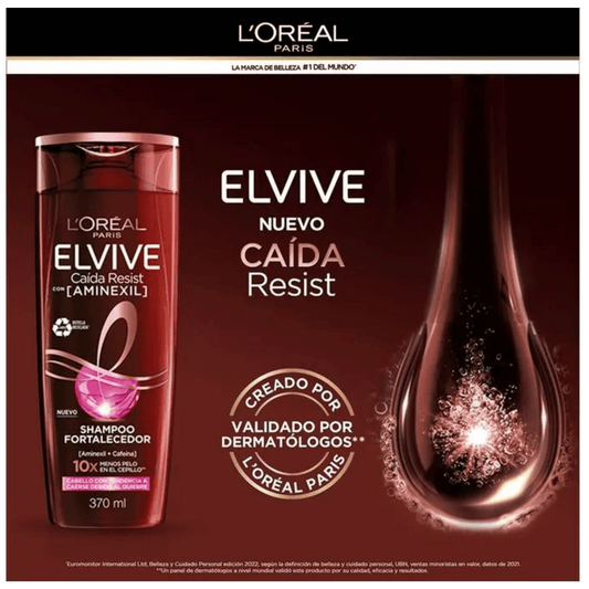 L’Oreal Paris Elvive Fortalecedor Shampoo (370ml)