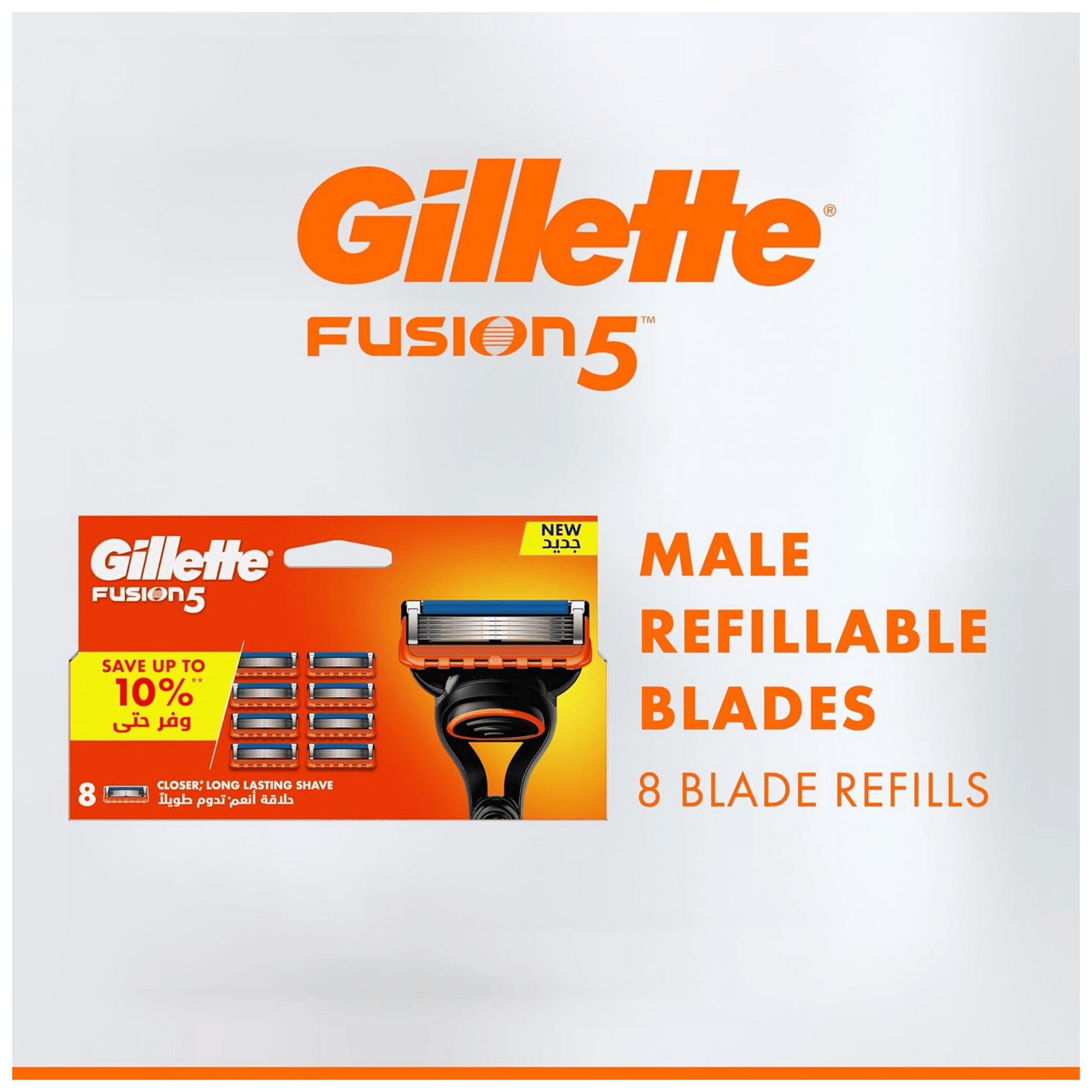 Buy Gillette Fusion 5 Blades Online at Skinstash.pk