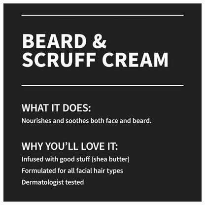 Hydrating Beard Cream for Daily Grooming 113g