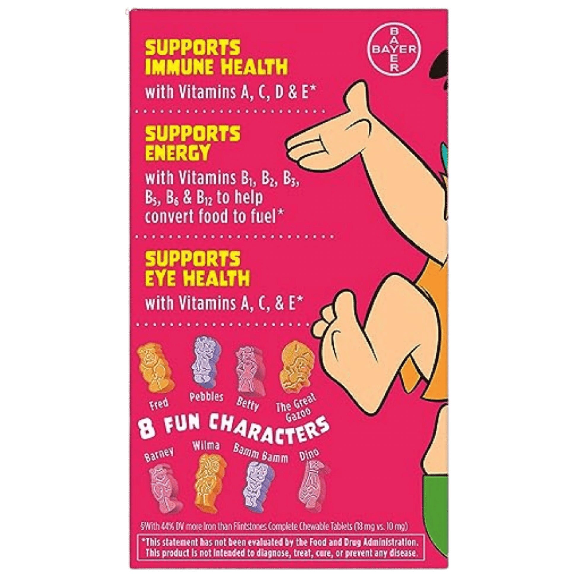 Extra iron chewable supplement for kids