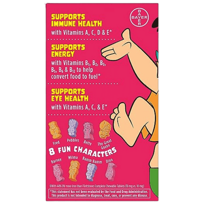 Extra iron chewable supplement for kids