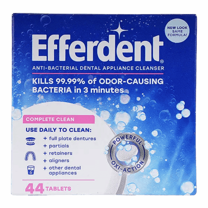 Efferdent Complete Clean Anti-Bacterial Dental Appliance Cleanser