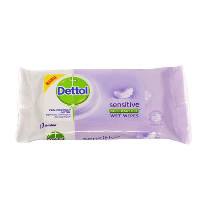 Dettol Anti-Bacterial Personal Wet Wipes (10 Sheets)