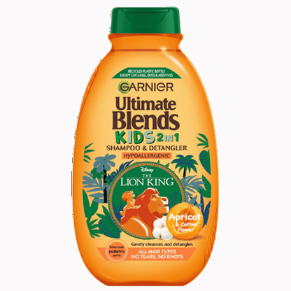 Buy Garnier Ultimate Blends Kids 2 In 1 Shampoo & Detangler Apricot (250ml) In Pakistan!