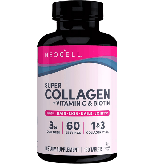 Collagen supplements for skin, hair, and nails, NeoCell, 180 tablets