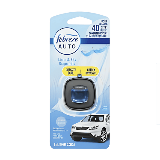 Febreze Linen and Sky Scented Car Air Freshener (2ml)