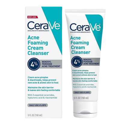 Cerave Acne Foaming Cream Cleanser 4% (150ml)