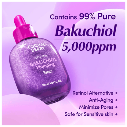 Eqqualberry Bakuchiol Plumping Serum Nourishing Skincare Serum Available in Pakistan
