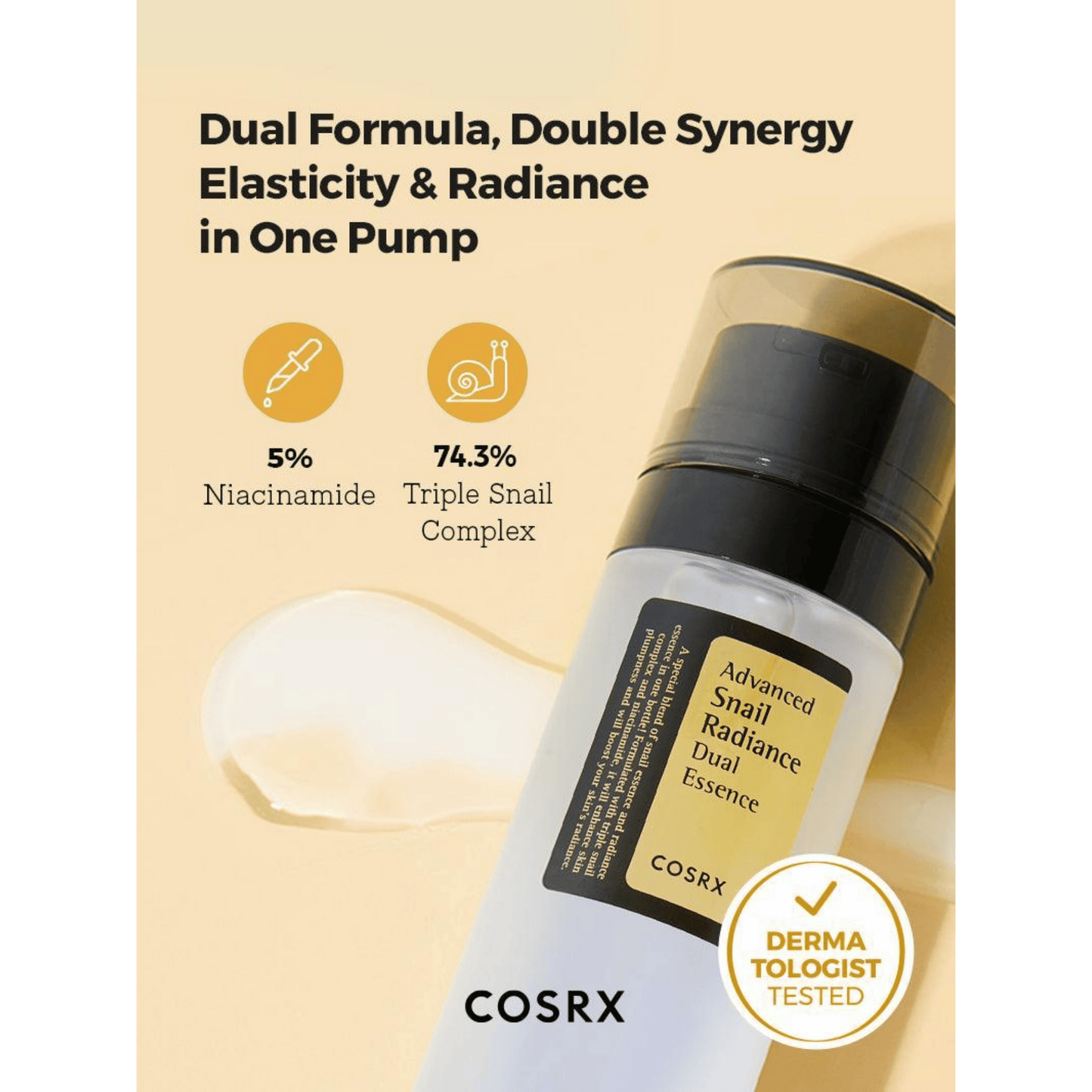 Cosrx Advanced Snail Radiance Dual Essence (80ml)