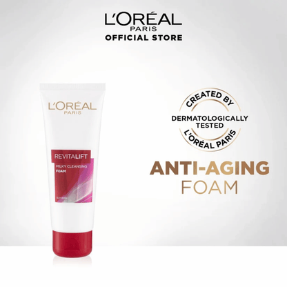 L'Oreal Paris Revitalift Milky Cleansing Foam, (100ml)