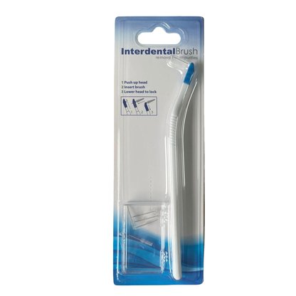 Oral Care Long Handle Interdental Brush Remove the Impurities Replaceable Brush Head