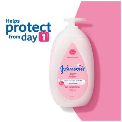 Baby lotion with quick absorption and mild scent