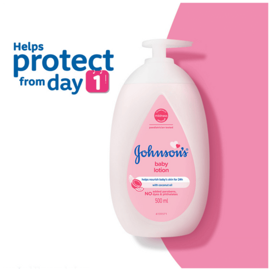 Baby lotion with quick absorption and mild scent