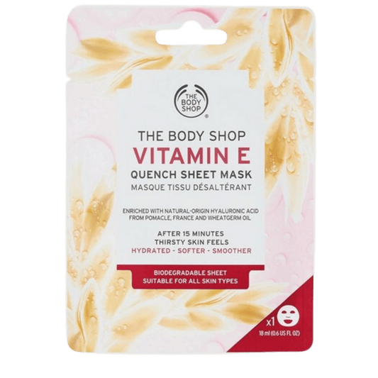 The Body Shop Vitamin E Quench Sheet Mask is Now Available at your doorstep!