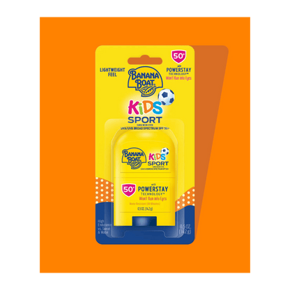 Buy Banana Boat Kids Sport Broad Spectrum Sunscreen Stick with SPF 50, (14.2g) In SkinStash