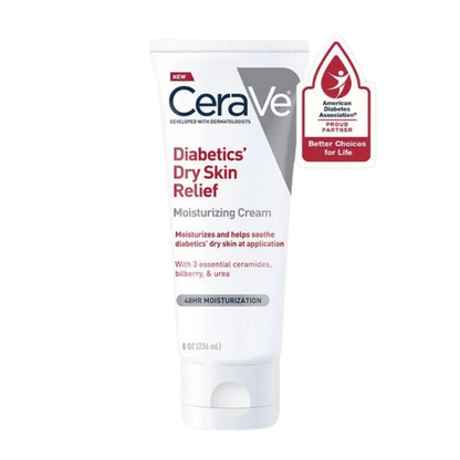 CeraVe Diabetics Dry Skin Relief Moisturizing Cream, Diabetic Moisturizer, Dry Skin Moisturizer, Skin Moisturizer, Skin Care, Health and Beauty, Pakistani Skincare, Luxury Skincare
