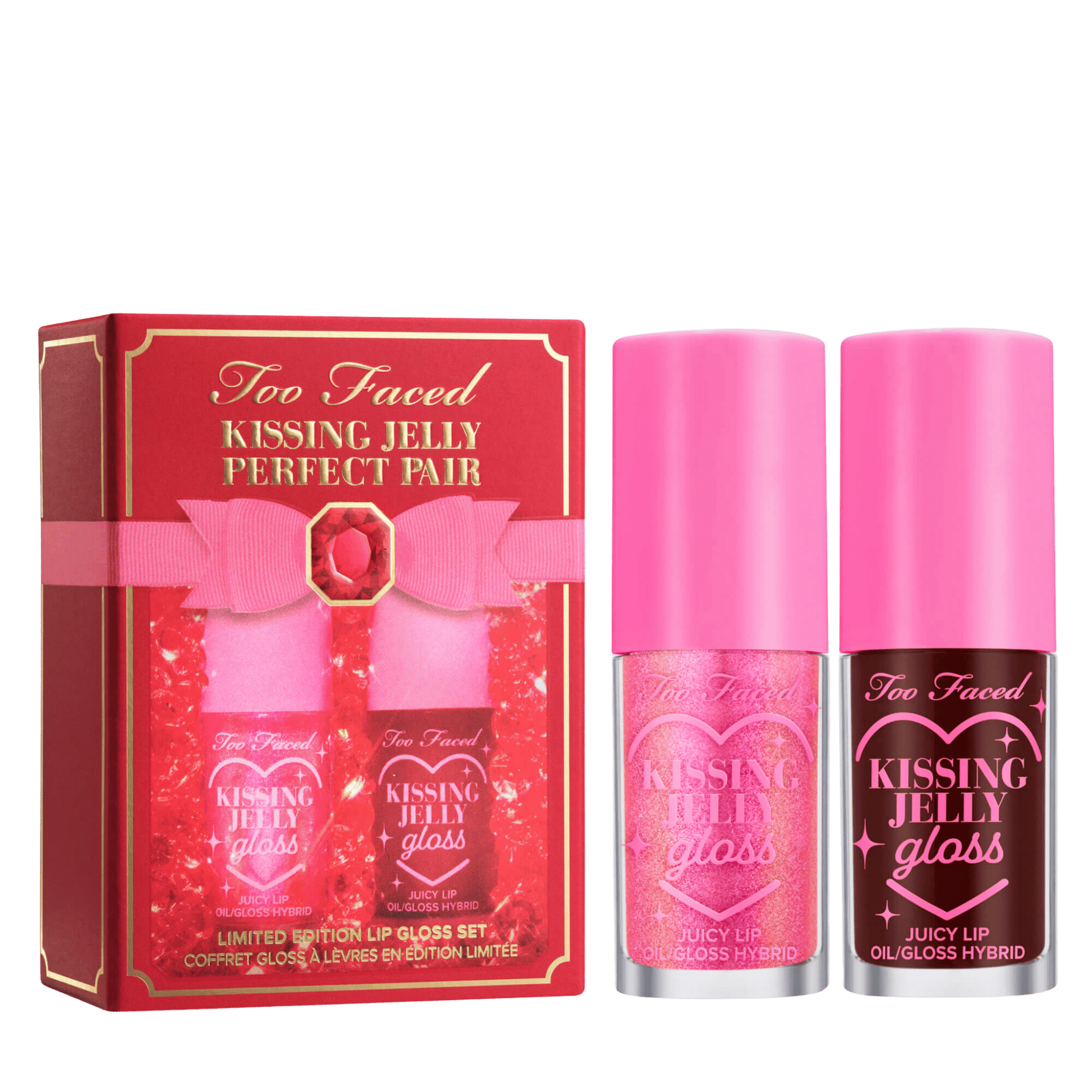 Buy Too Faced Kissing Jelly Favorites Lip Oil Gloss Duo Gift Set (4.50ml) In Pakistan!