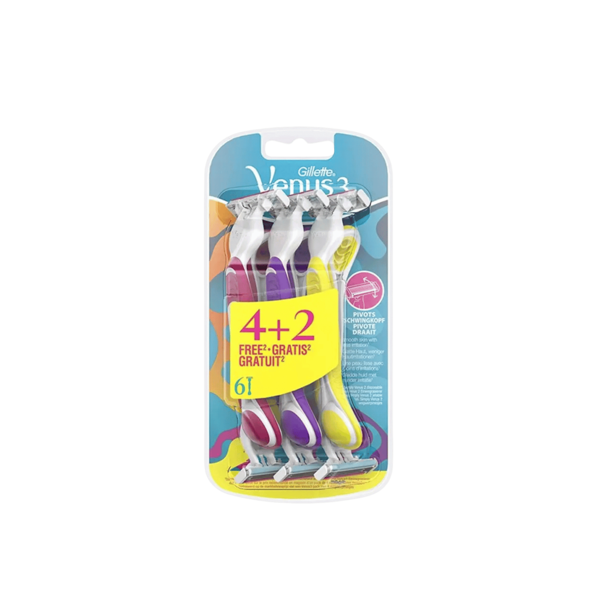 Gillette Venus Color Disposable Razor Women’s Razor Available in Pakistan