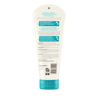 Oat-infused kids gel cream for sensitive skin