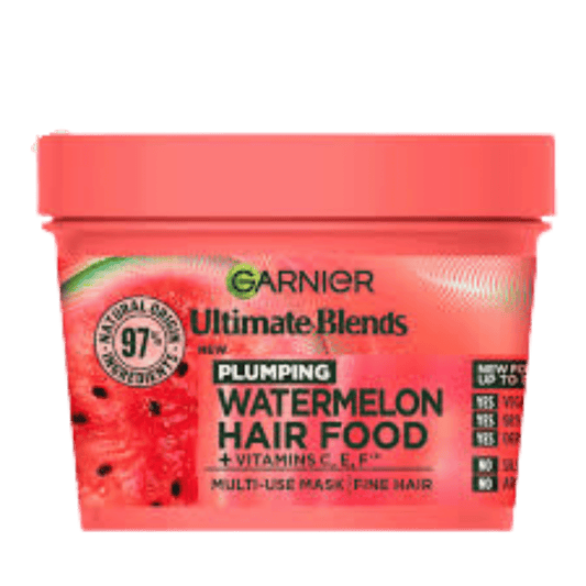 Garnier Ultimate Blends Plumping Hair Food Watermelon Hair Mask (390ml)