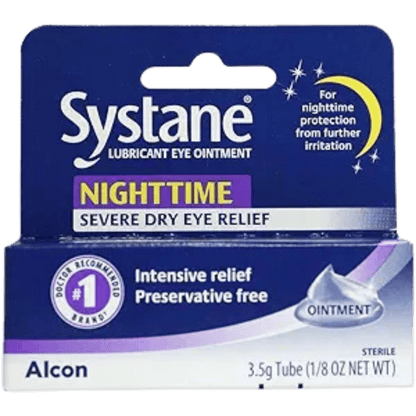 Buy Systane Lubricant Eye Ointment, Overnight Relief - (3.5g) In SkinStash!