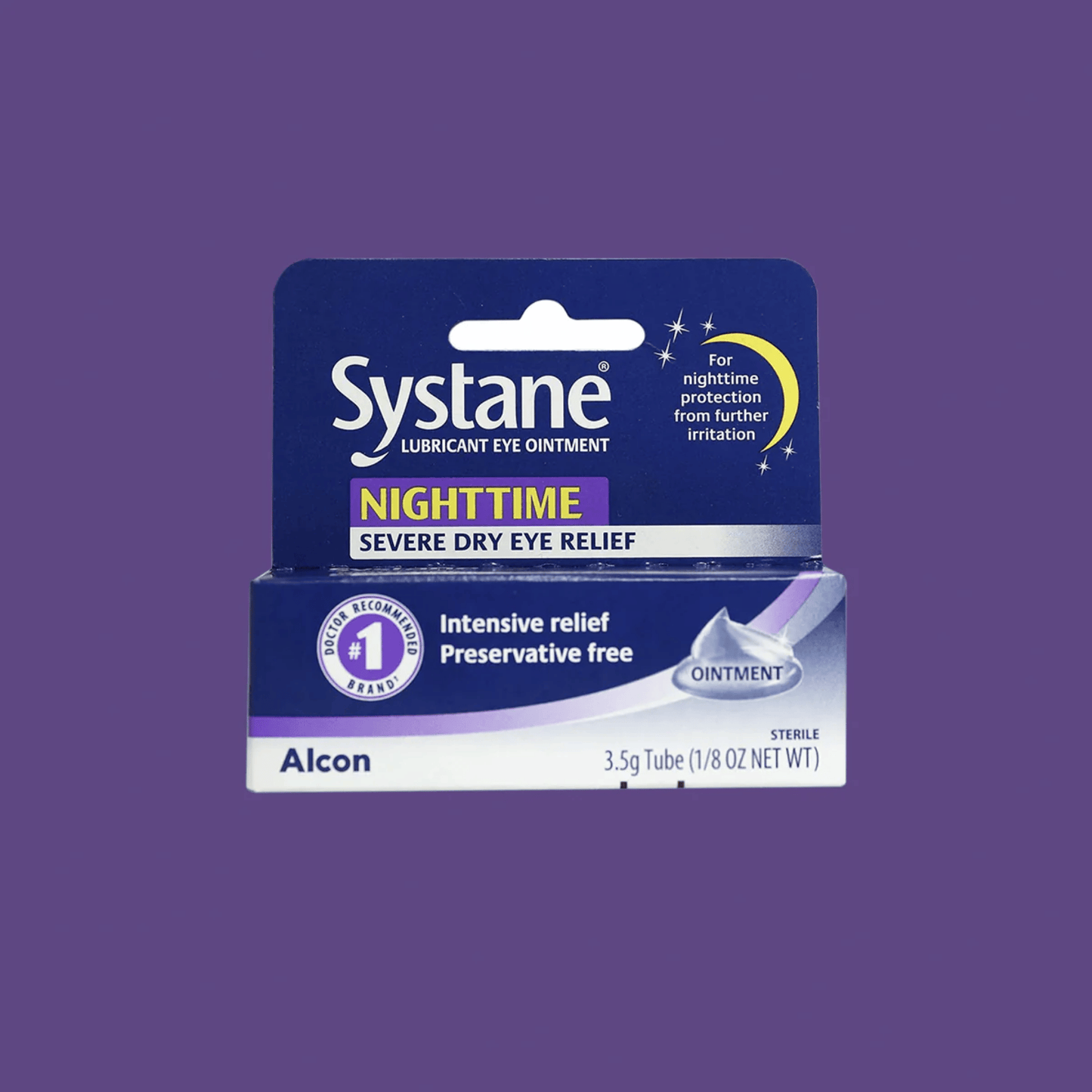 Systane Lubricant Eye Ointment, Overnight Relief - (3.5g)