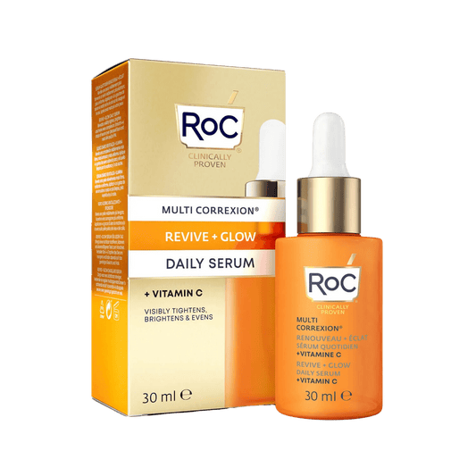 RoC Multi Correxion Revive + Glow 10% Active Vitamin C Daily  Serum Is Now Available At Your Doorstep!